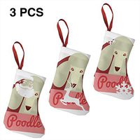 Christmas Tree and Fireplace Decoration Poodle Trendy for Funny Xmas Party