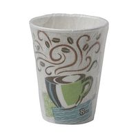 Dixie PerfecTouch, 5338CDWR, Coffee Haze, 8 oz., Individually Wrapped Insulated Paper Hot Cup by GP PRO (Georgia-Pacific) (Case of 1,000 Cups)