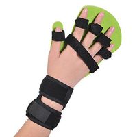 MQYH@ Index Finger Stroke Hemiplegia Rehabilitation Equipment Spasm Finger Rehabilitation Orthosis Fixed Fingerboard Adjustable Aluminum Stent PE Material , left