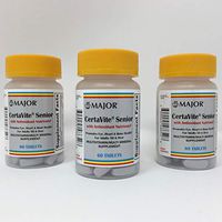 CertaVite Senior 60 Tablets - Multivitamin/Multimineral Supplement (3-Pack - 3 Bottles of 60 Tablets - Total of 180 Tablets - 6 Month Supply) (Compare to Centrum Silver)