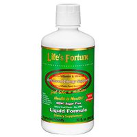 Life’s Fortune Whole Food Multivitamin Liquid 32 Fl Oz, All Natural Energy Source, Full Spectrum of Vitamins, Minerals, Antioxidants, Amino Acids, Enzymes, Superfood Greens, Fruits, Veggies & More