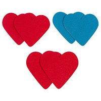 Heart Brakers Anti-Slip Shoe Grips By Heels Above-The Safest & Most Stylish Sole Protection For Heels & Flats-3 Pairs Of Skid Proof Pads-Easy Self-Adhesive Patches That Add Traction