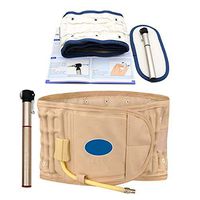 Inflatable Back Support-Decompression Back Belt,Lower Back Brace- Lumbar Support and Back Traction for Men and Women. (Cream)