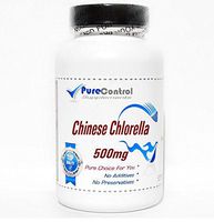 Chinese Chlorella 500mg // 100 Capsules // Pure // by PureControl Supplements