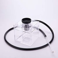 Asoijq Hookah Set Light Weight Hookah with Heat Management System Shisha Hookah