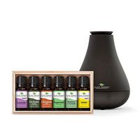 Plant Therapy Essentials Gift Set with Novafuse Black 100% Pure, Undiluted, Therapeutic Grade Essential Oils