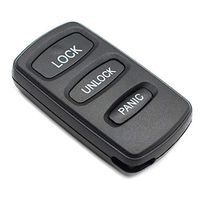 3 Buttons Remote Car Key Shell Case Key Fob Cover for Mitsubishi Lancer Outlander Endeavor Eclipse Galant Diamante Montero Montero Sport