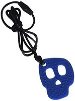 Skull Pendant - Brain Freeze - Chew Necklace for Sensory, Oral Motor, Anxiety, Autism, ADHD