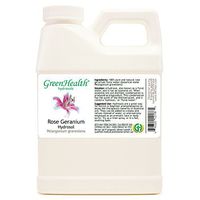 Rose Geranium Hydrosol - 16 fl oz Plastic Jug w/Cap - 100% pure, distilled from essential oil