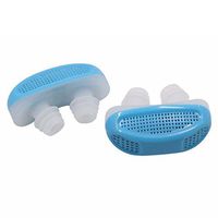 HLY 2018 New Prevent Snoring| Mini Silicone Anti Snoring Device Snoring Stopper Nose Clip Relieve Snoring Nose Stopping Sleeping Aid Snore Ventil Solution YY (Color : Blue)