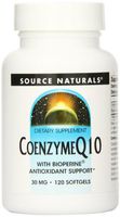 Source Naturals Coenzyme Q10 with Bioperine, 30mg, 120 Softgels