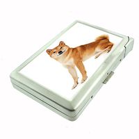 Dog shiba inu 02 Cigarette Case w Built In Lighter