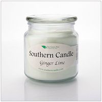 Ginger Lime 16 oz Decorator Jar Natural Soy Wax Candle