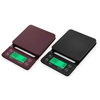 MomentDAY Kitchen Scale Electronic Stainless Steel Cooking Food Nutrition Weighing Scale Smart Digital Measuring Gram Accurate,Multifunction Food Scale 5kg/0.1g (Coffee)