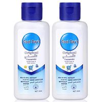 [ 2 pcs ]Hand Sanitizer Hand Soap Gel Refreshing Antibacterial Disposable Portable Quick Drying No Water Required Moisturizing Hand Wash Gel 2 pcs (50 ML)