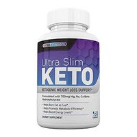 Ultra Slim Keto Diet Pills with MCT Oil, 7 Keto DHEA | Burn Fat Fast, Boost Energy and Kill Cravings | Advanced BHB Exogenous Ketones Supplement for Men, Women (60 Capsules)