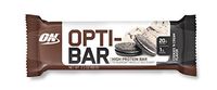 OPTIMUM NUTRITION Opti-Bar, Low Sugar Meal Replacement Whey Protein Bar, Flavor: Cookies N Creme, 12 Count