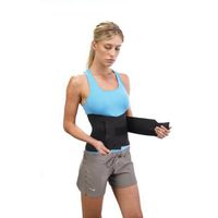 BREG '10152 Support Back Or Lumbar, Small 24-30" Waist Elastic Posterior Foam Pad Hook and Loop Front Closure Basic Latex-Free