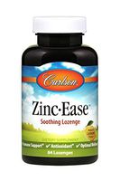 Carlson - Zinc-Ease, Soothing Lozenge, Immune Support & Optimal Wellness, Antioxidant, Lemon, 84 lozenges