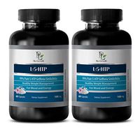 Anxiety Relief Supplements for Adults - L-5-HTP - 99% Pure 5-HTP GRIFFONIA SIMPLICIFOLIA - 5-htp Powder - 2 Bottles (120 Capsules)
