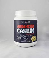 Celzius Nutrition Casein Protein Plus Melatonin - Specialized Nighttime Protein Blend - Helps with Muscle Recovery, Muscle Building and Sleep - Vanilla Flavored