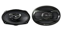 Kenwood Road Series 6" X 9" 3-way Car Flush Mount Speaker (KFC-6965R) Black - New