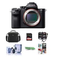Sony Alpha a7S II Mirrorless Digital 4K Camera, - Bundle with Camera Bag, 32GB SDHC U3 Card, Cleaning Kit, Memory Wallet, Card Reader, Software Package