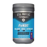 NSF Certified Low Sugar PreWorkout Powder - Vital Proteins - 5g of collagen, 5g BCAAs, 3g Citrulline (Lemon Grape)