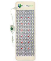 Healthyline Pemf Therapy Mat - 74in x 28in Firm - Advanced Multi-Purpose Amethyst Infrared Heating Pad - Muscle Joint Pain, Sciatica, Nerve, Arthritis Pain -12 Photon Red Light LED Therapy - 27 lbs