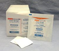 McKesson - Gauze Sponge McKesson Cotton Gauze 12-Ply 2 X 2 Inch Square Sterile - 100/Box - McK