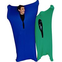 Fun and Function Space Explorer Suit with Stretch Spandex Fabric for Sensory-Seeking Kids, Teens and Adults with ADHD, Sensory Integration Disorder or Autism - Size Medium 47"L x 27"W Solid Green