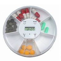 PIXNOR Pill Dispenser Pill Box Electronic Medication Reminder