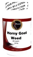 Horny Goat Weed 20% Icariin 550mg # 120 capsules by BioPower !!!!