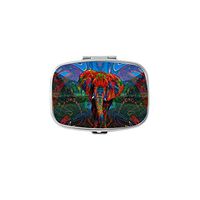 Art Elephant Custom Pill box case Medicine Vitamin Organizer Holder Pill box purse