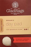Gladrags Organic Undyed Day Pads, 3 Count