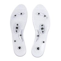 Insoles for Men & Women, Magnetic Therapy Massaging Mindinsoles Acupuncture Insoles, Foot Therapy Pain Relief Accupressure Insoles Washable and Cutable (White)