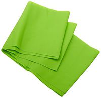 Rolyan Energizing Exercise Band Dispenser Box, Set of 30 Precut 5 ft. Lime Green Heavy Bands, Non-Latex