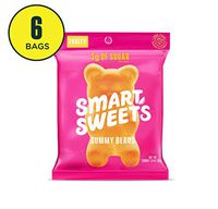 SmartSweets Gummy Bears Fruity Candy with Low-Sugar (3g) & Low Calorie (90)- Free of Sugar Alcohols & No Artificial Sweeteners (Pack of 25) (Fruity Bears, Pack of 25)