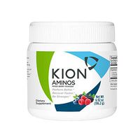Kion Aminos Essential Amino Acids Powder Supplement | The Building Blocks for Muscle Recovery, Reduced Cravings, Better Cognition, Immunity, and More | 30 Servings (Mixed Berry)
