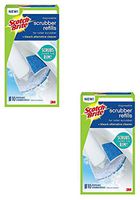 Scotch-Brite Disposable Toilet Scrubber for Scotch-Brite Toilet Scrubber Cleaning System, 10-Disposable Scrubber Refills - 2 Pack