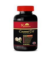 Coconut Pills - Extra Virgin Coconut Oil 3000 MG - Lose Weight - 1 Bottle 60 softgels