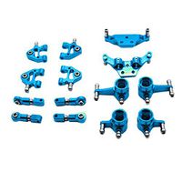 Car Part,Meet&sunshine Metal Full Set Upgrade for 1/28 Wltoys P929 P939 K979 K989 K999 k969 RC Car Part (Blue)