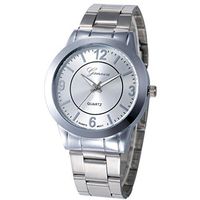IEason,Stainless Steel Sport Quartz Hour Wrist Analog Watch (Silver)