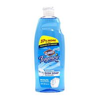 Clorox Fraganzia Liquid Dish Soap | Smells Great and Cuts Through Tough Grease FAST | Quick Rinsing Formula Washes Away Germs | A Powerful Clean You Can Trust, Morning Sky Scent, 22 Ounces