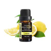 Essential Oils, Aromatherapy Essential Oil 100% Pure Lavender, Rosemary, Rose, Tea Tree, Geranium Flower Scent Essential Oil Gift for Parents, Friends (Lemon)