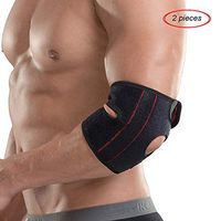 Fully Adjustable Elbow Support Protector Arthritis, Arm Protection, Tennis and Golfers Elbow for Weightlifting- Joint Pain, Tendonitis