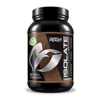 Muscle Feast Grass Fed Whey Protein Isolate, All Natural, Hormone Free, Fast Absorbing, 100% Pure Isolate, 20.5g Protein, 88 Calories (Chocolate, 2lb)