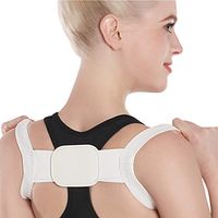 Posture Corrector for Women,Teens & Kids-2019 New Invisible Back Corrector Brace,Clavicle Support & Back Posture Corrector for Women Under Clothes- Fit 17”-28” Chest Circumference(White, Small)