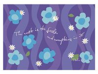Laptop Skin Floral Psalm