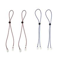 4 Pcs Detal Patient Bibs Napkin Holder Flexible Napkin Clip Napkin Chain for Meal, Protect Your Clothes from Spills